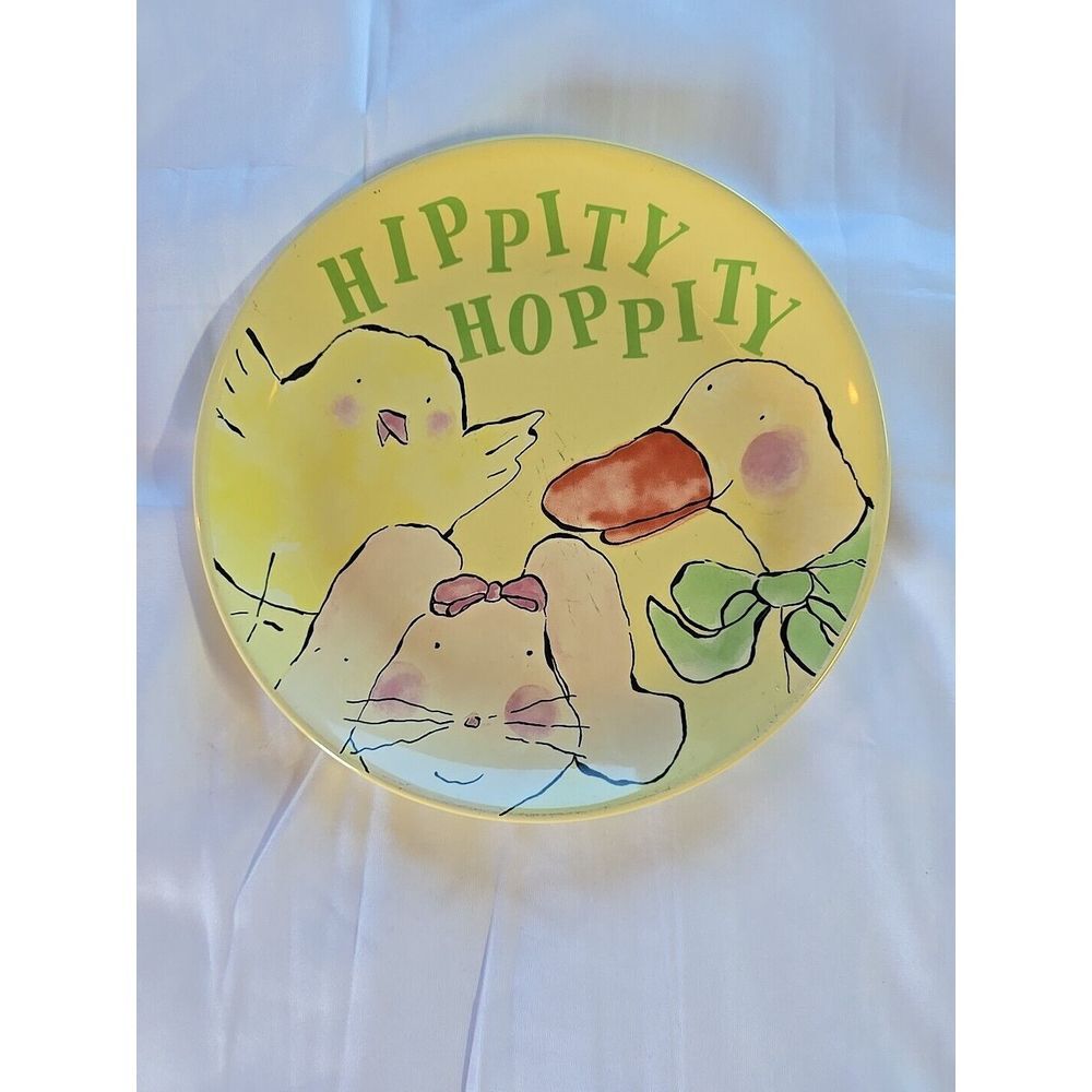 Vintageg Rosanna Chick Bunny And Duck ‎ 8 Inch Plate  In Perfect Condition